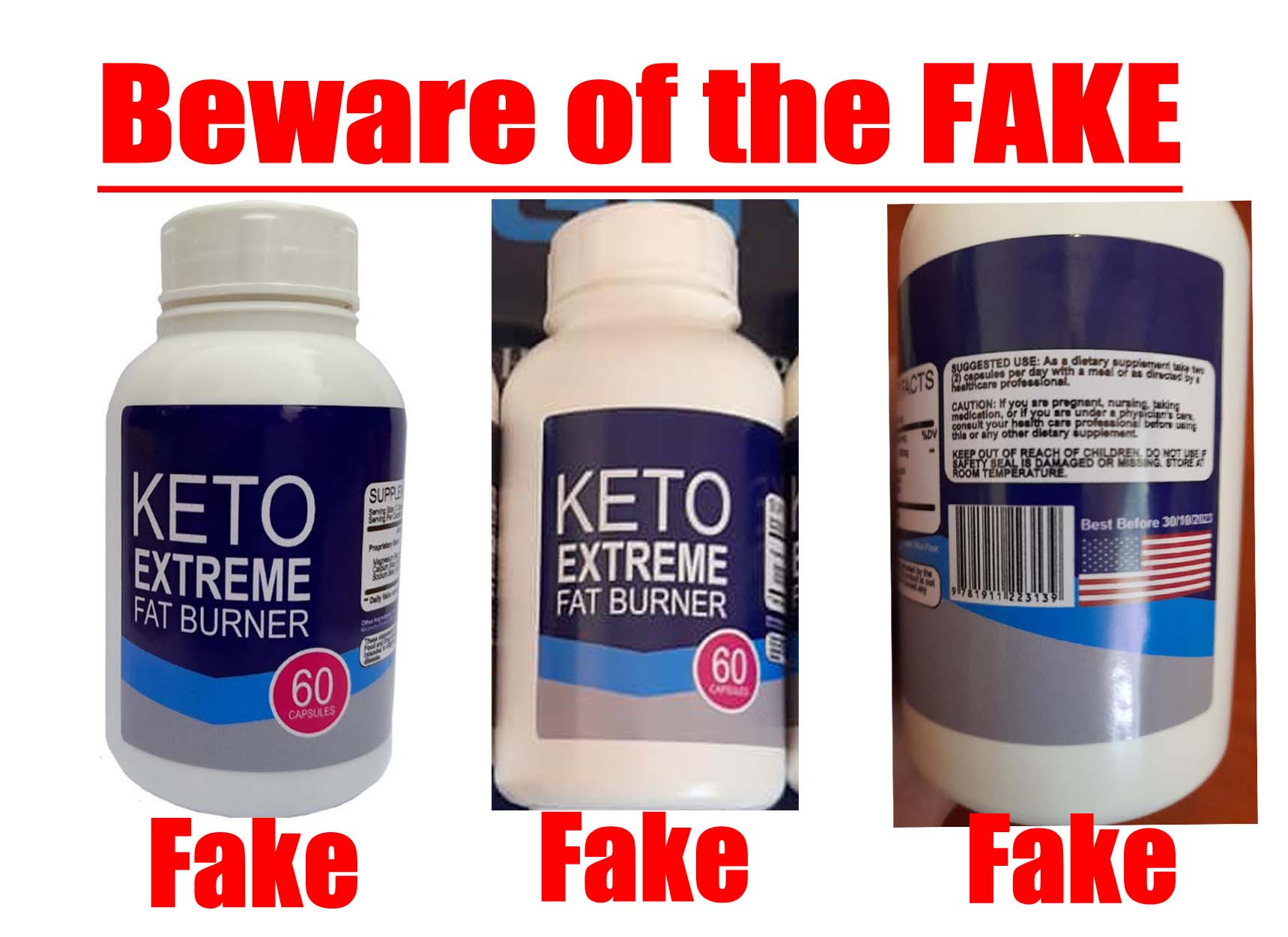 Keto Extreme Fat Burner fakes